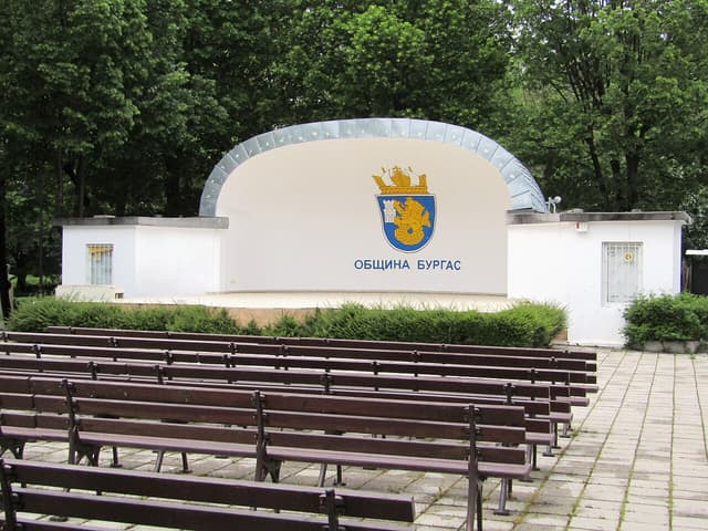 The open-air stage in the Burgas Sea Garden