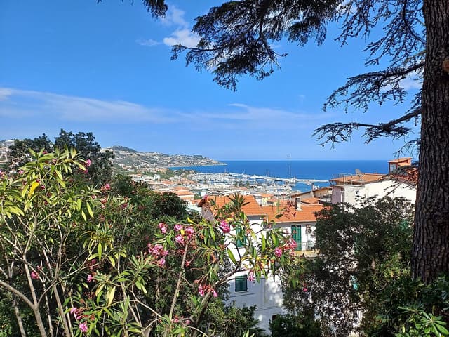 Sanremo seen from the Madonna della Costa