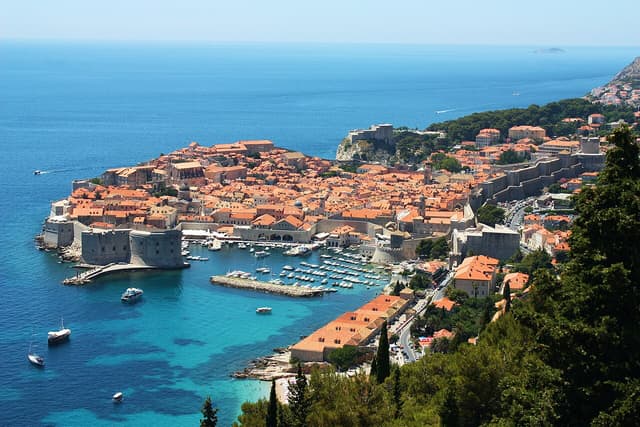 The old town of Dubrovnik