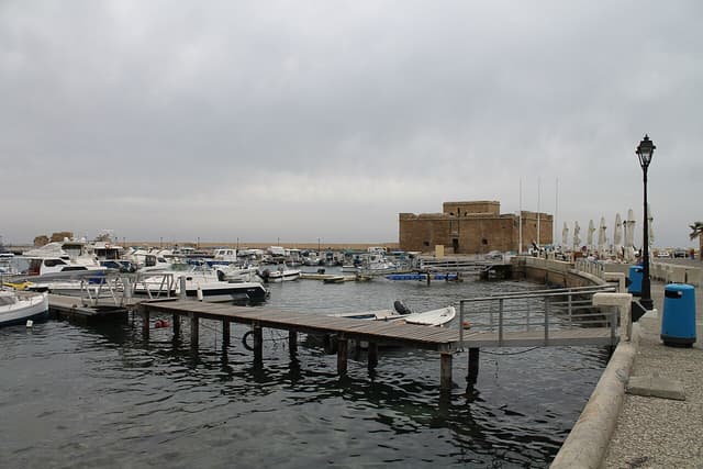The harbour at Paphos