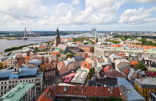 Riga from St Peter's church