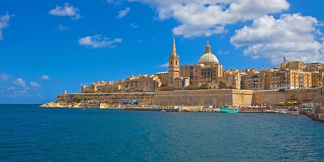 Valletta from the sea