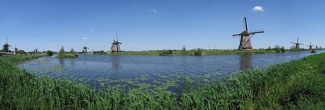 The windmills of Kinderdijk