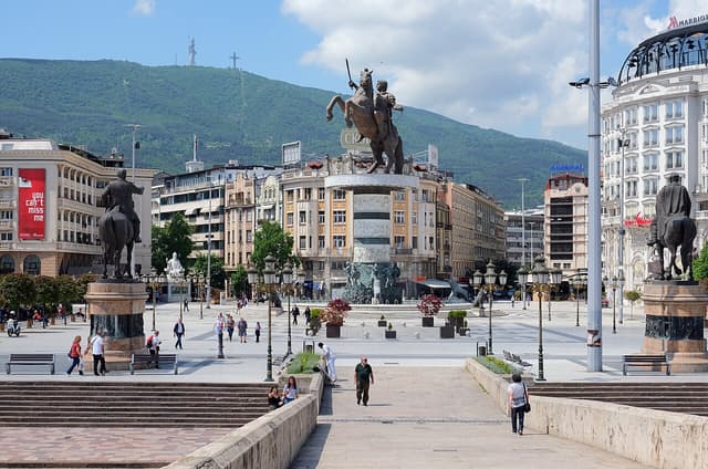 The Stone Bridge in Skopje