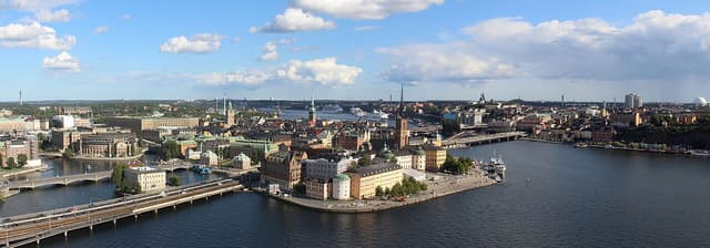 Stockholm's Gamla stan across the water